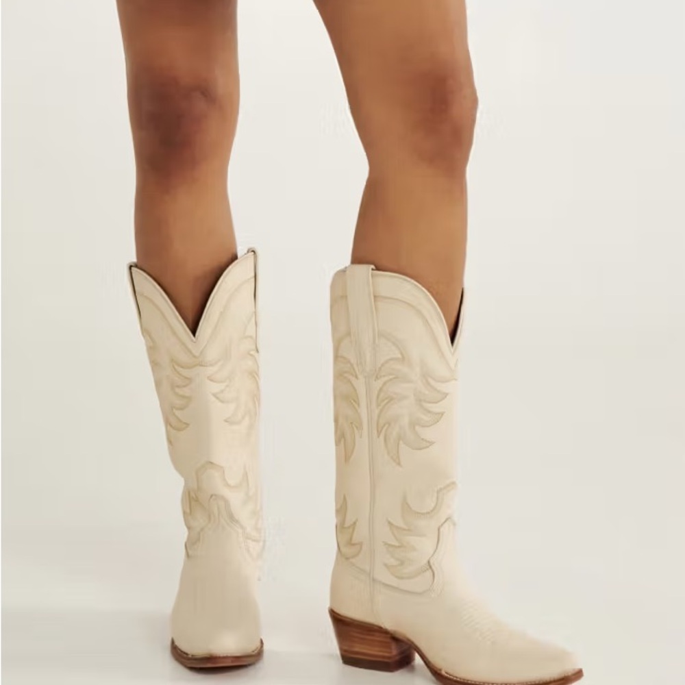 Tecovas Annie Bone Western Cowboy Boots